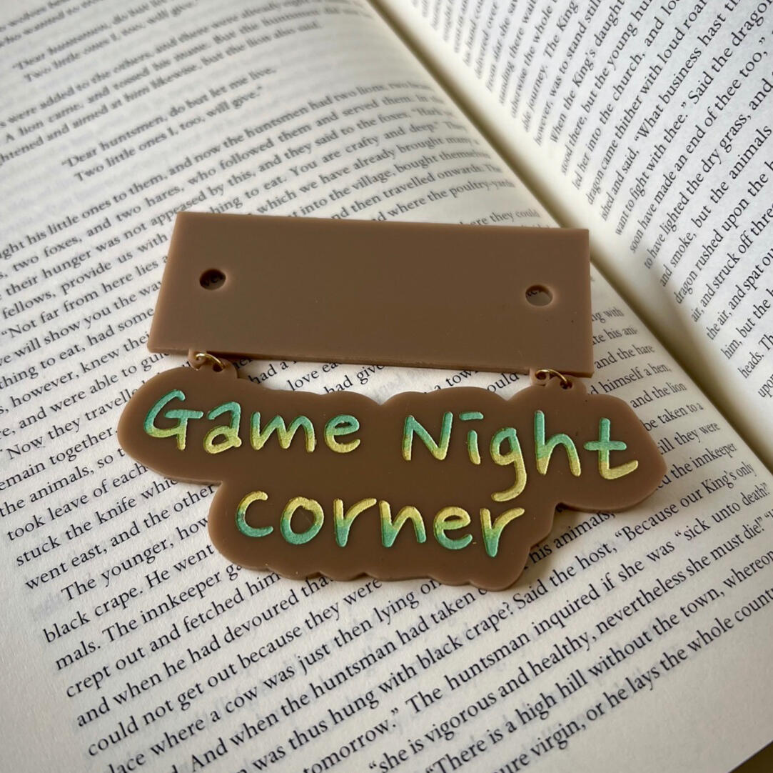 Bookshelf Sign
