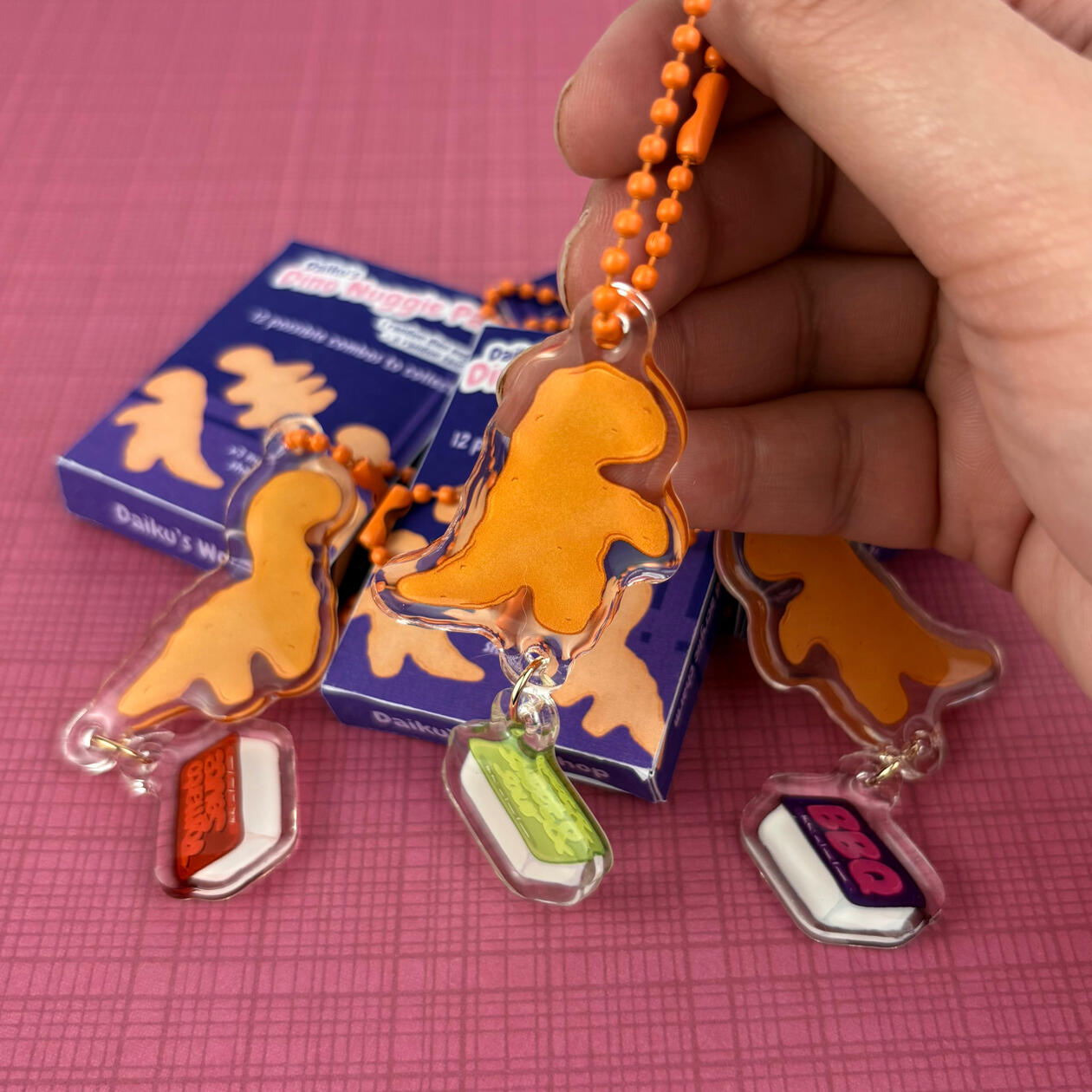 Dino Nugget Charm