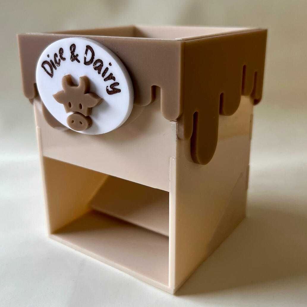 Milk Dice Tower