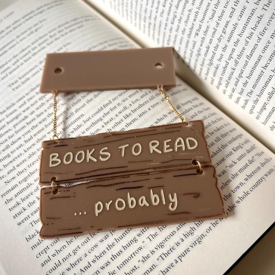 Bookshelf Sign