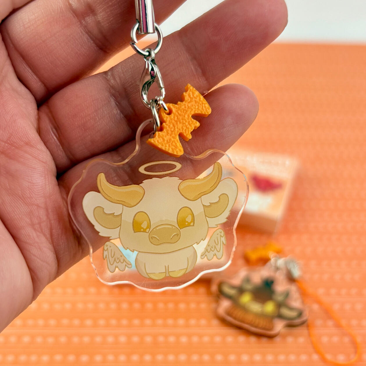 Halloween Cow Charm