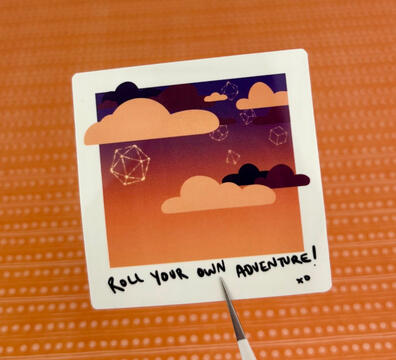 Roll Your Own Adventure Sticker