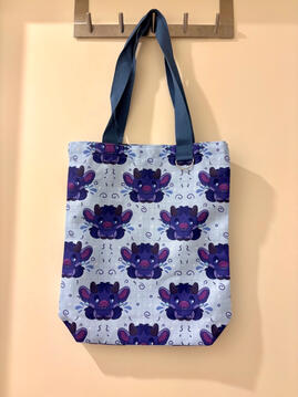 Blueberry Cow Tote
