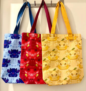 Cow Tote Bags