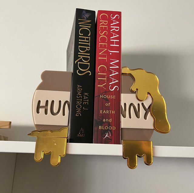 Laser cut custom bookends