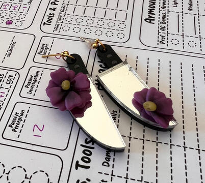 Knife Earrings